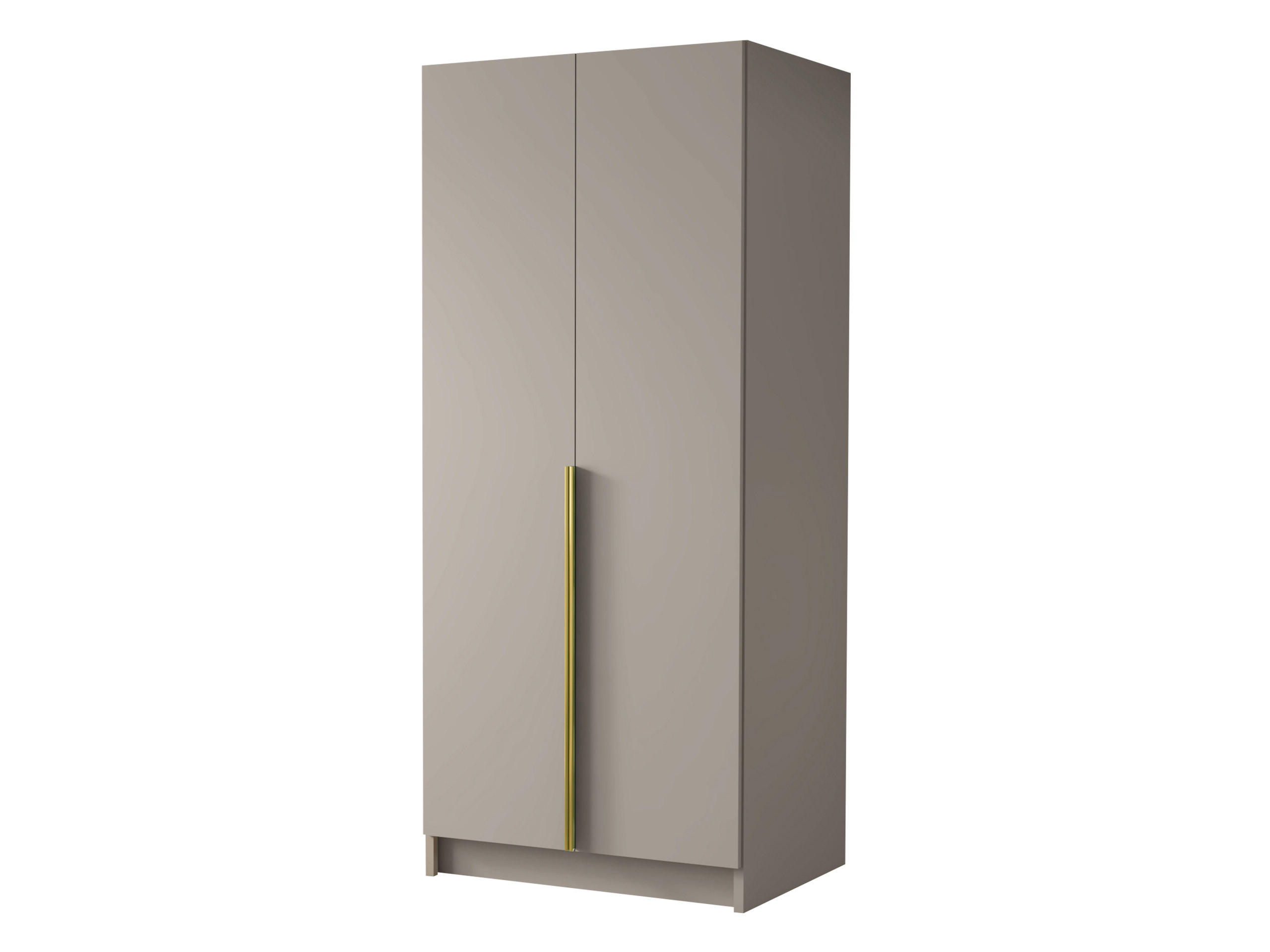 MIRJAN24 KLEIDERSCHRANK Beige 100cm × 58cm × 215cm