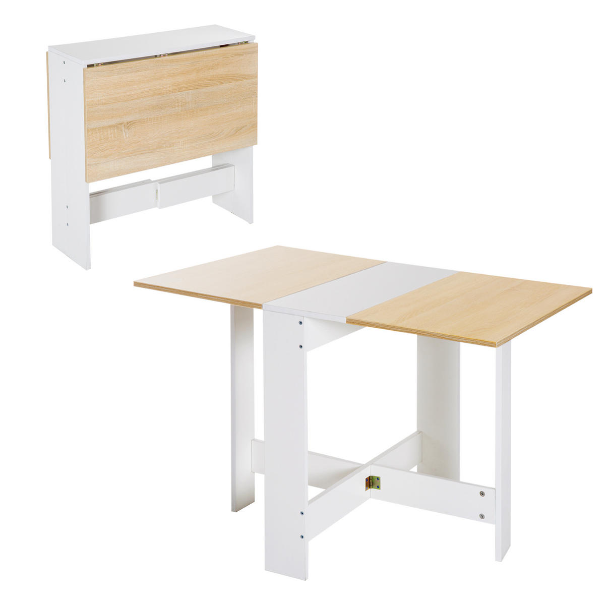 ESSTISCH Weiß 1 Stück - Weiß, Holz (103/76/74cm) - GiPP