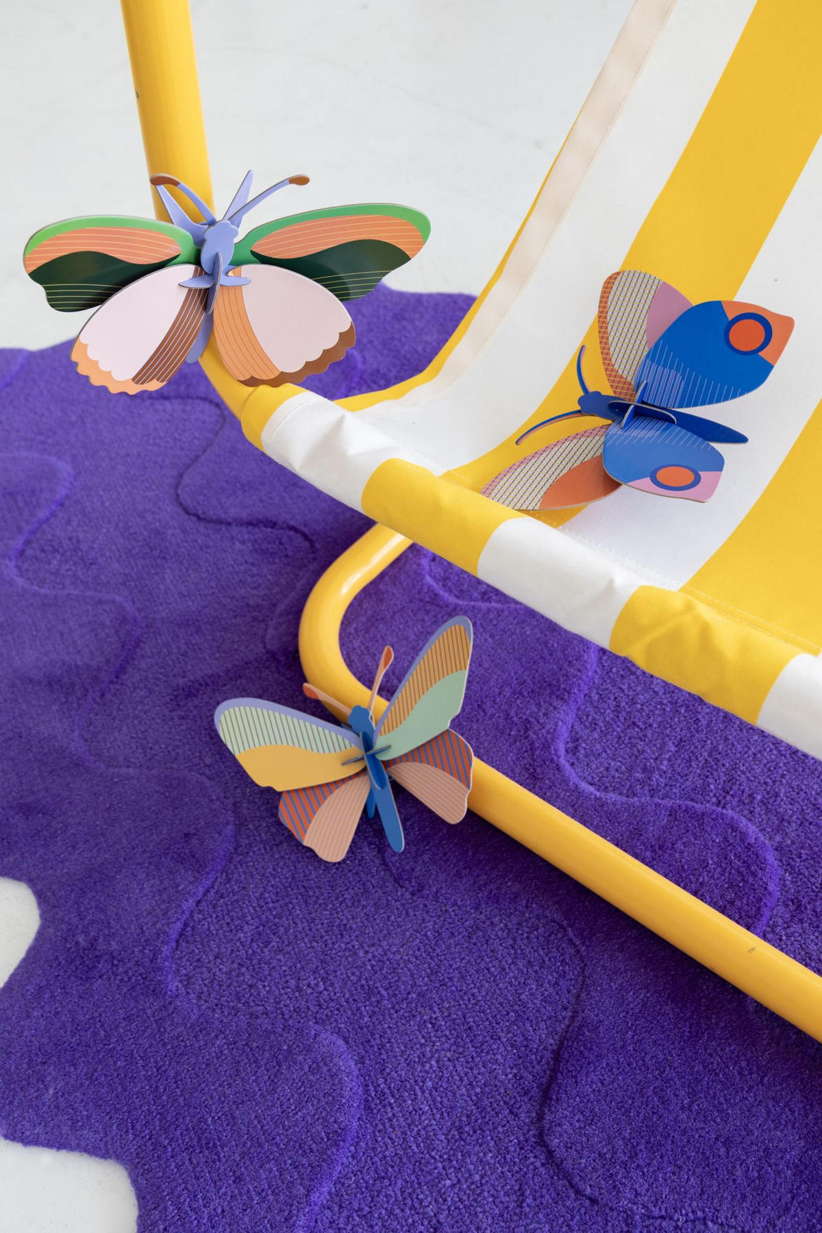 WANDDEKO Istic-Schmetterling 8.5/18 cm - Multicolor, Wellpappe (8.5/18/24cm) - KUNSTLOFT