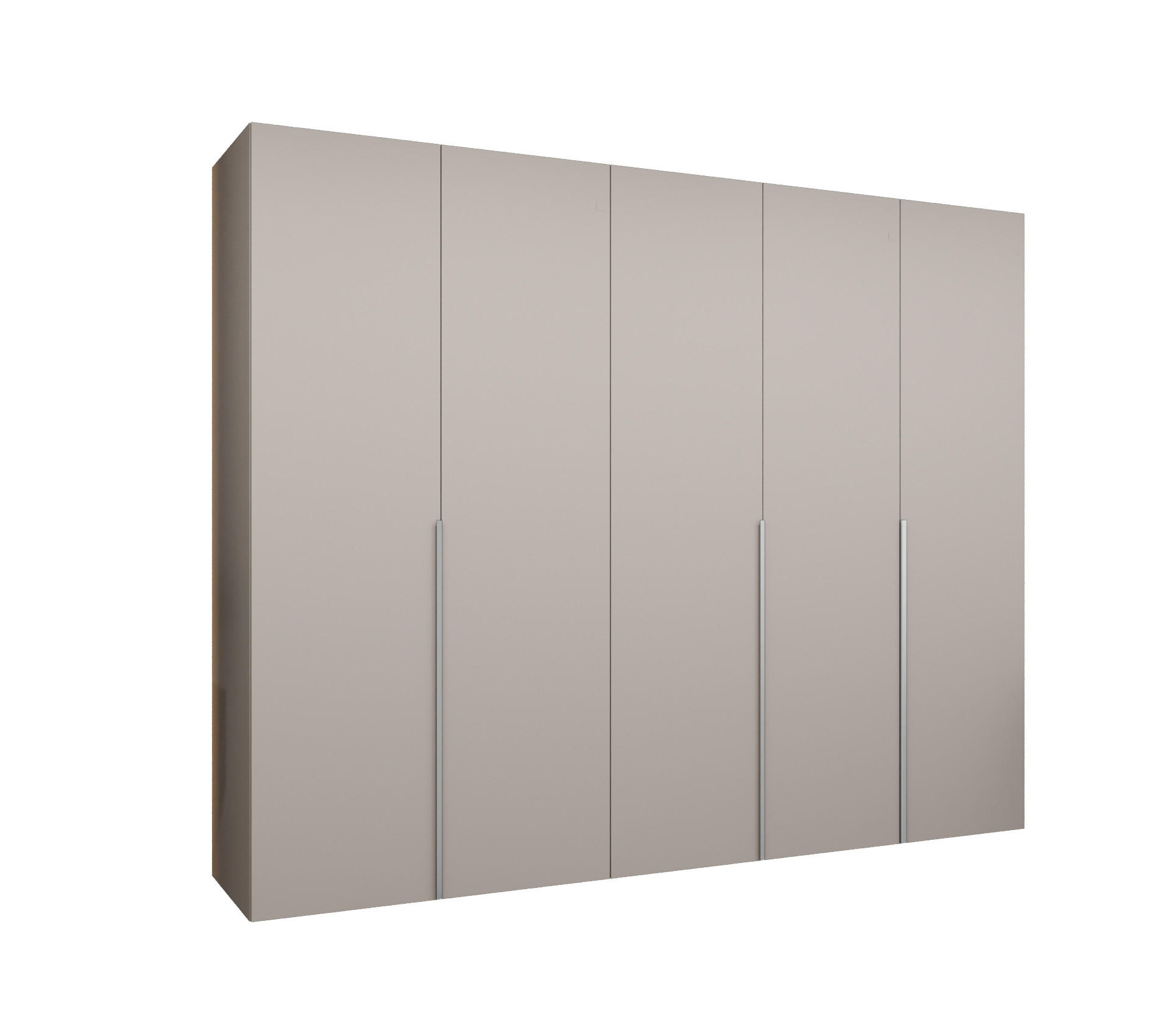 Abiks Möbel DREHTÜRENSCHRANK Kaschmir, Kaschmir 250cm × 52cm × 202cm