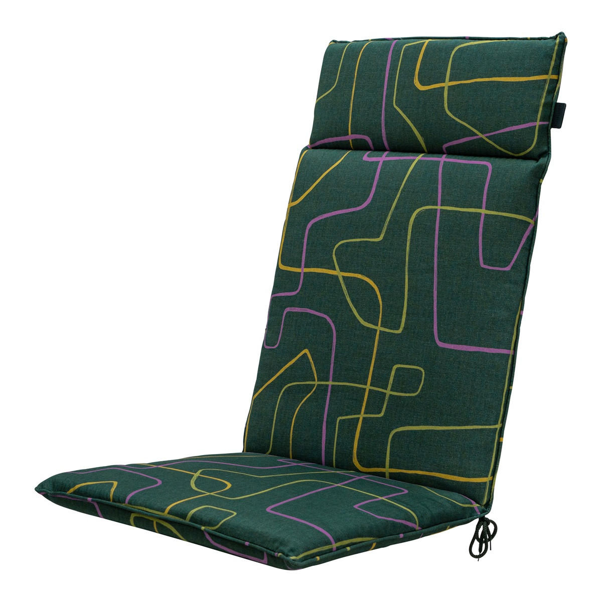 GARTENSTUHLKISSEN Joah 120/50 cm 4er-Set - Grün, Textil (50/8/120cm) - Madison