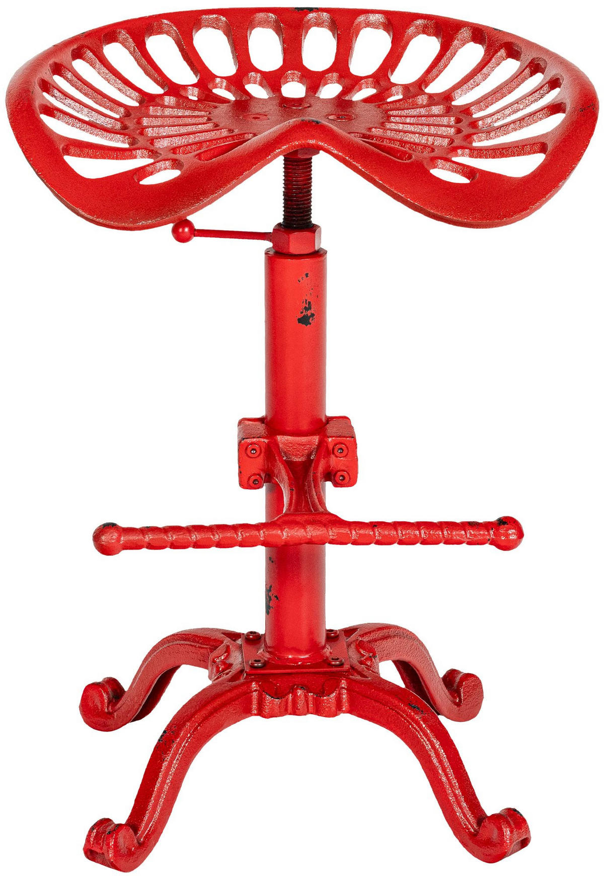BARHOCKER Metall Rot - Rot, Metall (44/56/34cm) - CLP