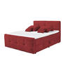 BOXBETT mit 9‑Zonen-Tonnentaschenfederkern-Matratze, HR-30-Topper, Bettkasten - Beere/Rot, Holz/Kunststoff (180/200cm) - ed exciting design