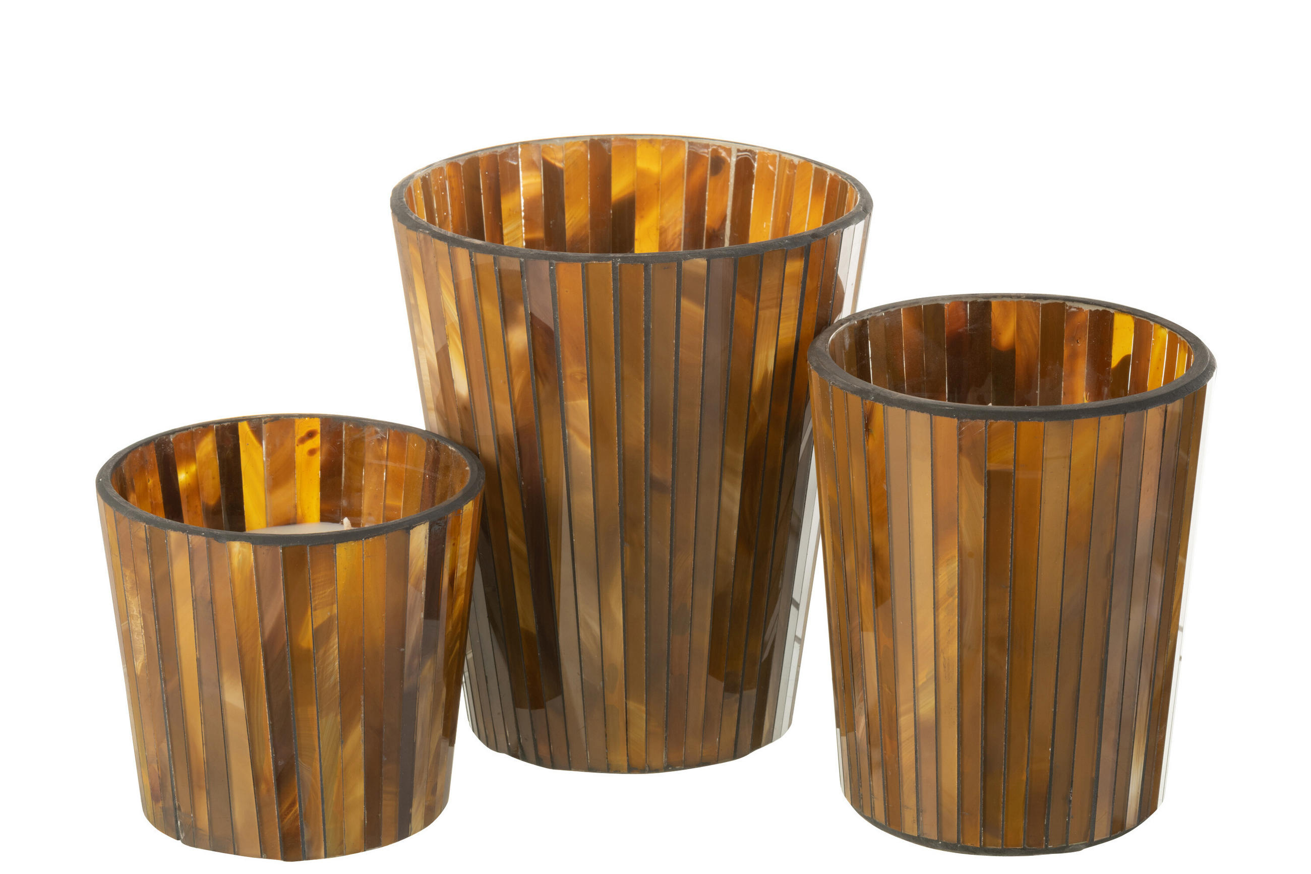 DUFTKERZE NOA - Gelb - L - 60 Std. - Gelb, Paraffin (15.5/18.5cm) - J-Line