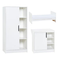 BABYZIMMER 3-teilig Maxim Weiß - Weiß, Holzwerkstoff (144.5/86/75cm) - Petits-meubles