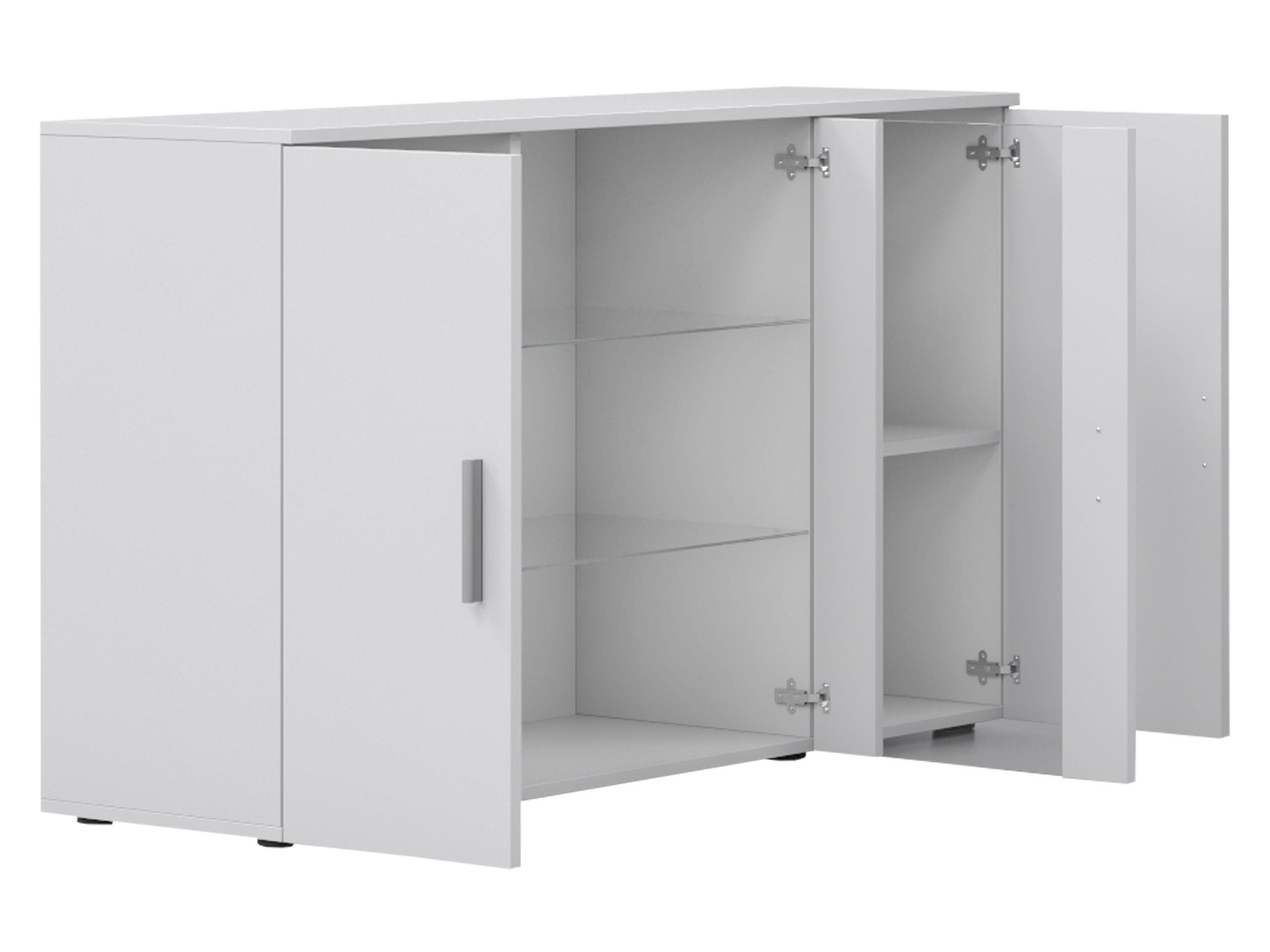 Thumbnail - Mirjan24 Kommode, Schwarz, Kunststoff, Rechteckig, 120x80x41 cm, Wohnzimmer, Kommoden & Sideboards, Sideboards