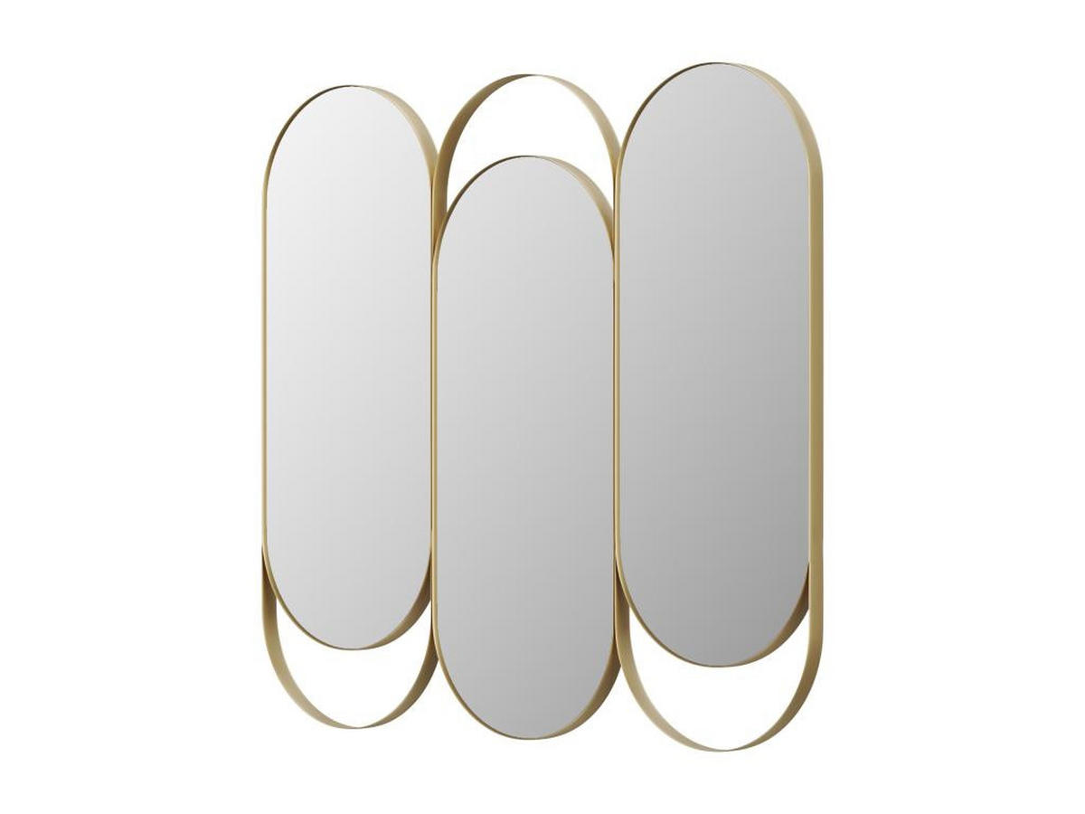 ART-DÉCO-FLÜGELSPIEGEL - Metall - 76 x 69,5 cm - Goldfarben - JICHIMI - Goldfarben, Metall (76/69.5/2.5cm) - Vente-Unique