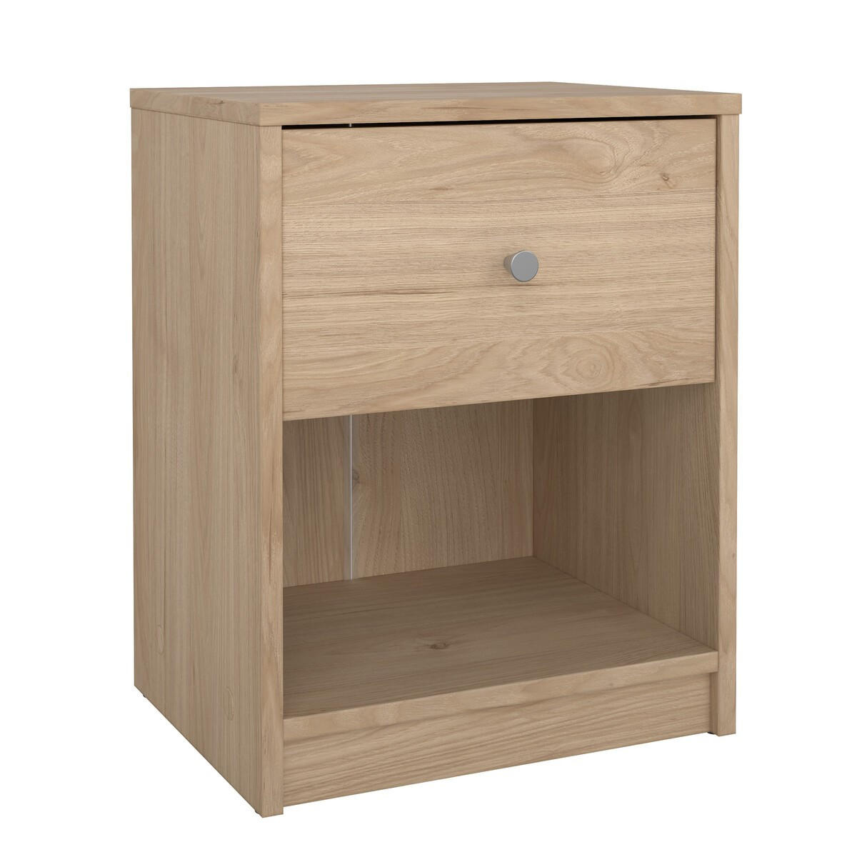 50. NACHTTISCH mit 1 Schublade und 1 Fach lise 37,9/30,1/48,4 cm - Braun, Holzwerkstoff (38/48/30cm) - ebuy24