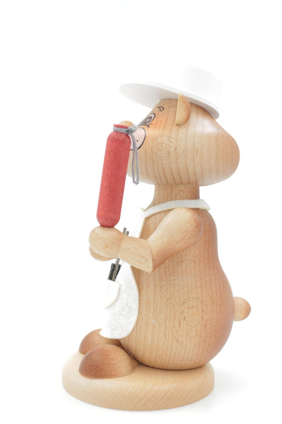 RAUCHFIGUR Hamster Fleischer 18 cm - Multicolor, Holz (12/18/0.1cm)