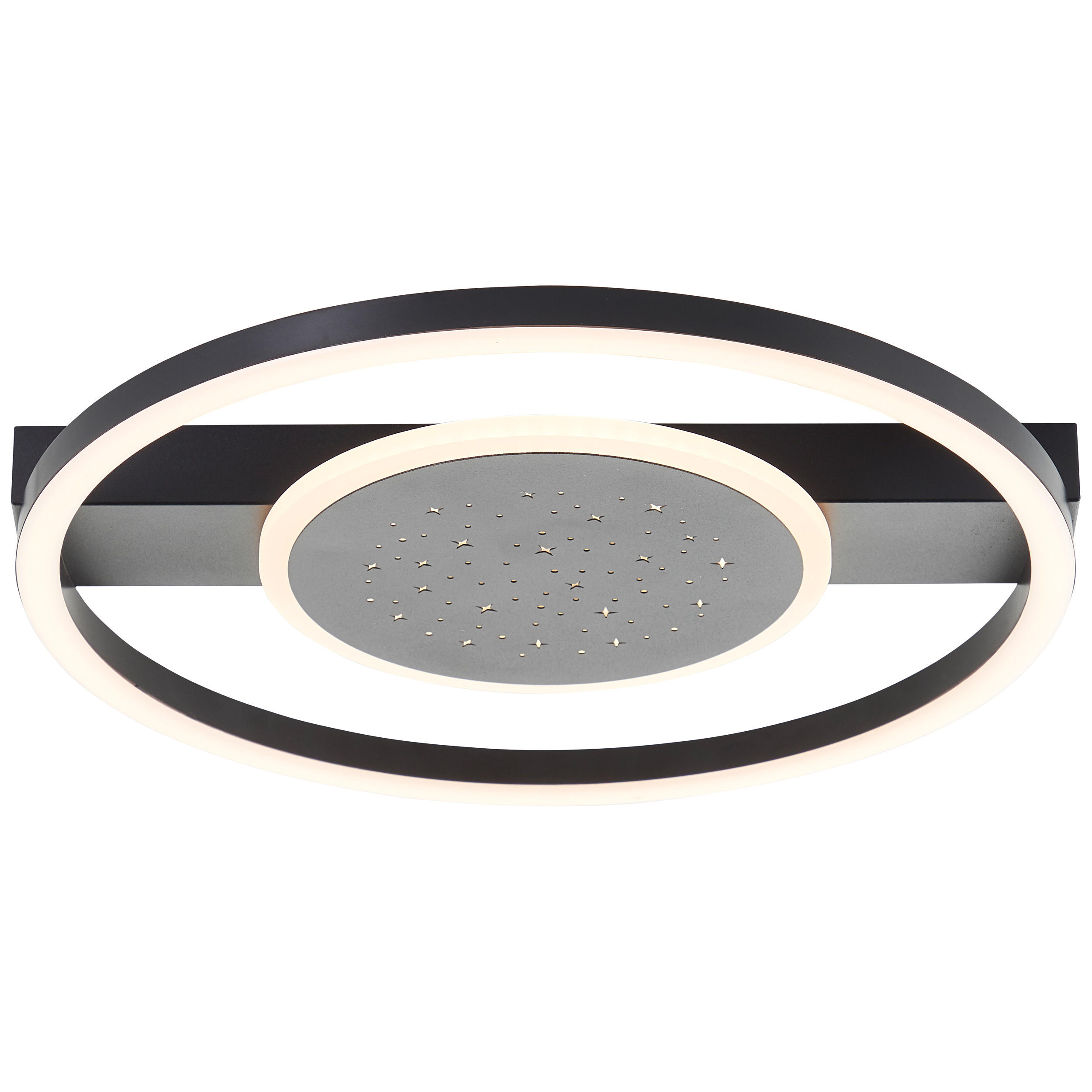 Brilliant Led Schwarz 37x5x37 cm