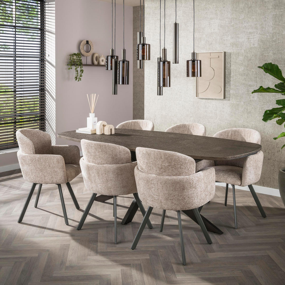ESSZIMMERTISCH Braun 105/215/77 cm - Braun, Holz (105/215/77cm) - Hoyz Collection