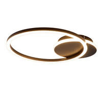 LED-DECKENLEUCHTE Majewski 30/35/5cm - Schwarz, Metall (35/30/5cm) - Nettlife