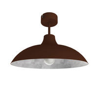 DECKENLEUCHTE Parigina - Braun, Metall (30/30/20cm) - Lumicom