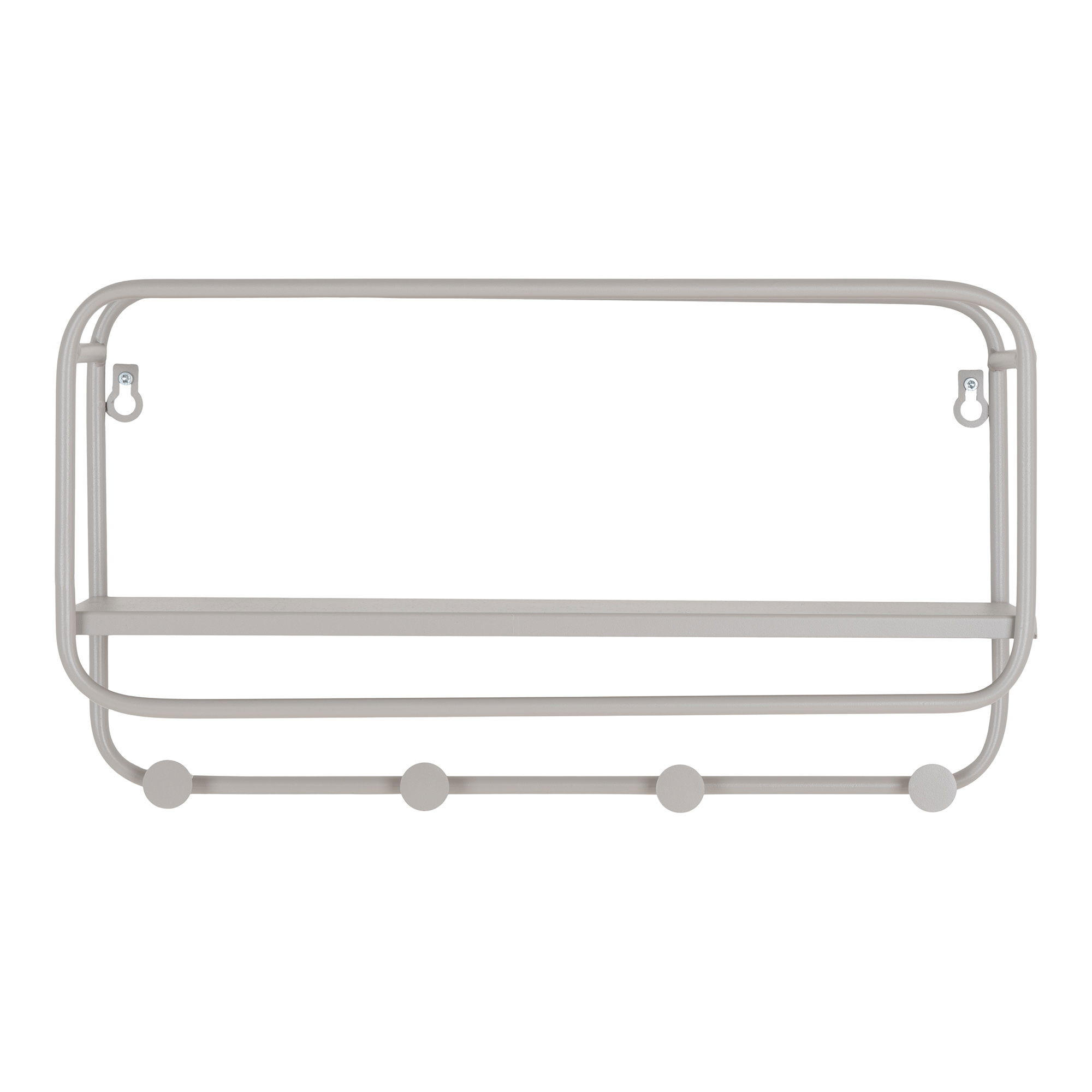 HUTREGAL Feira Stahl Grau - Grau, Metall (45/25/15cm) - tinkaro