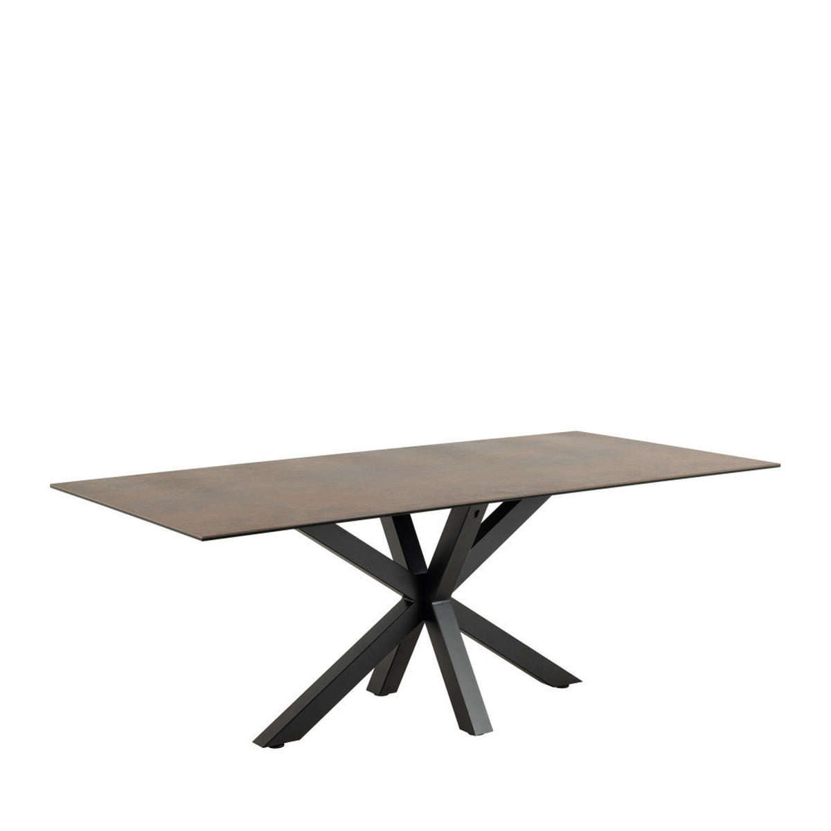 ESSTISCH - Keramik - Kastanie - Braun, Keramik (200/100/76cm) - Drawer