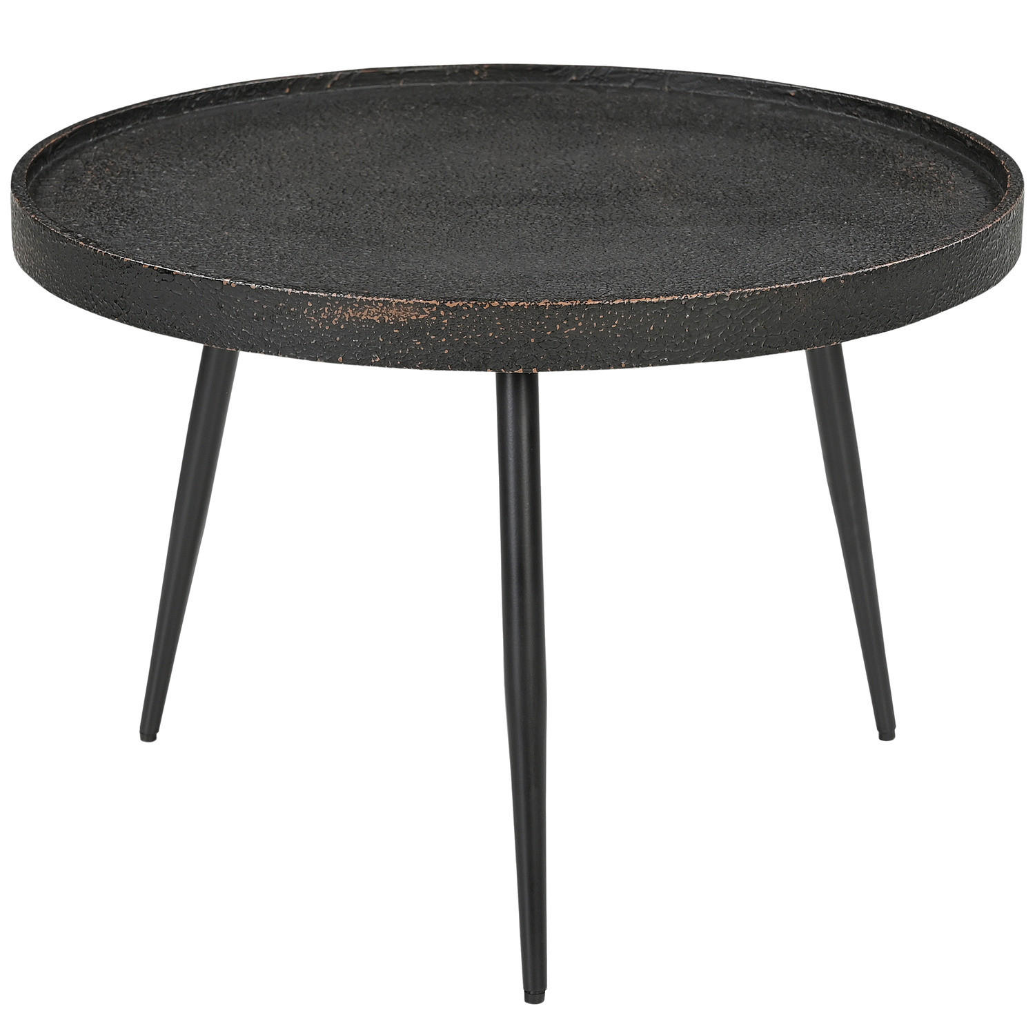 COUCHTISCH - Antik Schwarz - Schwarz, Holzwerkstoff (62/62/42cm) - home24