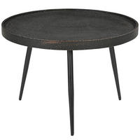 COUCHTISCH - Antik Schwarz - Schwarz, Holzwerkstoff (62/62/42cm) - home24