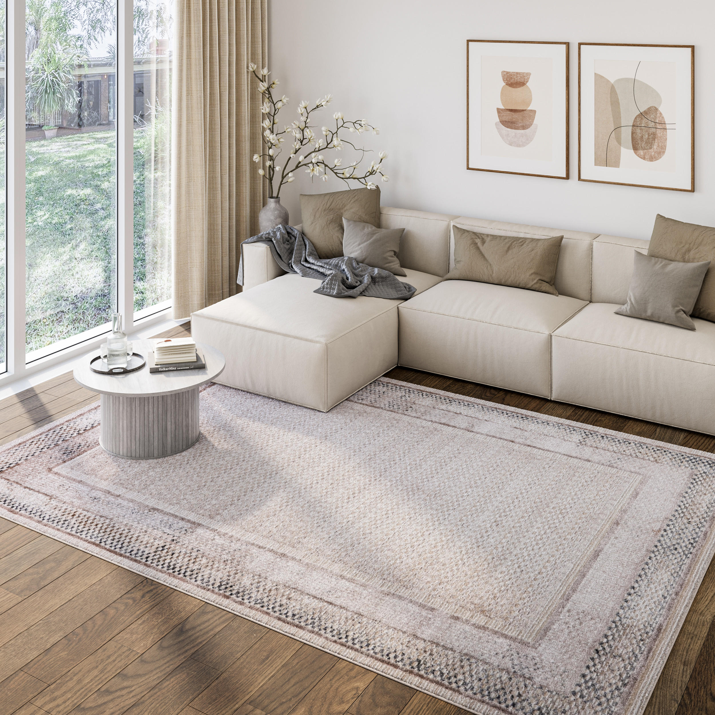 Thumbnail - Tapiso Teppich, Weiß, Kunststoff, 80x150 cm, Teppiche & Böden, Teppiche