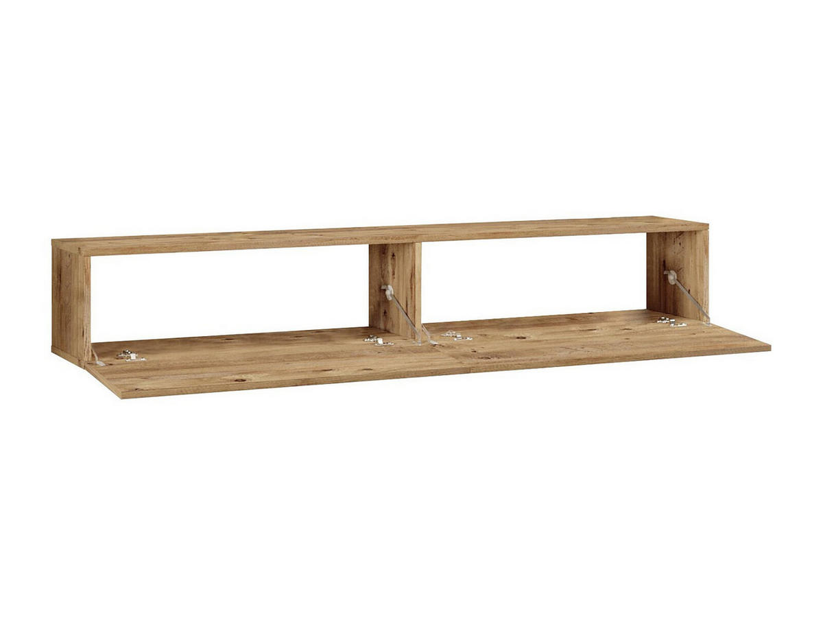 TV-HÄNGESCHRANK - 180cm x 31.6cm - Holzspan - naturfarben hell - AUBEPINA - Naturfarben, Holz (180/29.6/31.6cm) - Vente-Unique