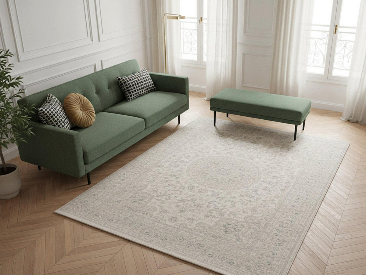 TEPPICH Designer pflegeleicht beige - Beige, Textil (140/200cm) - AFK Living