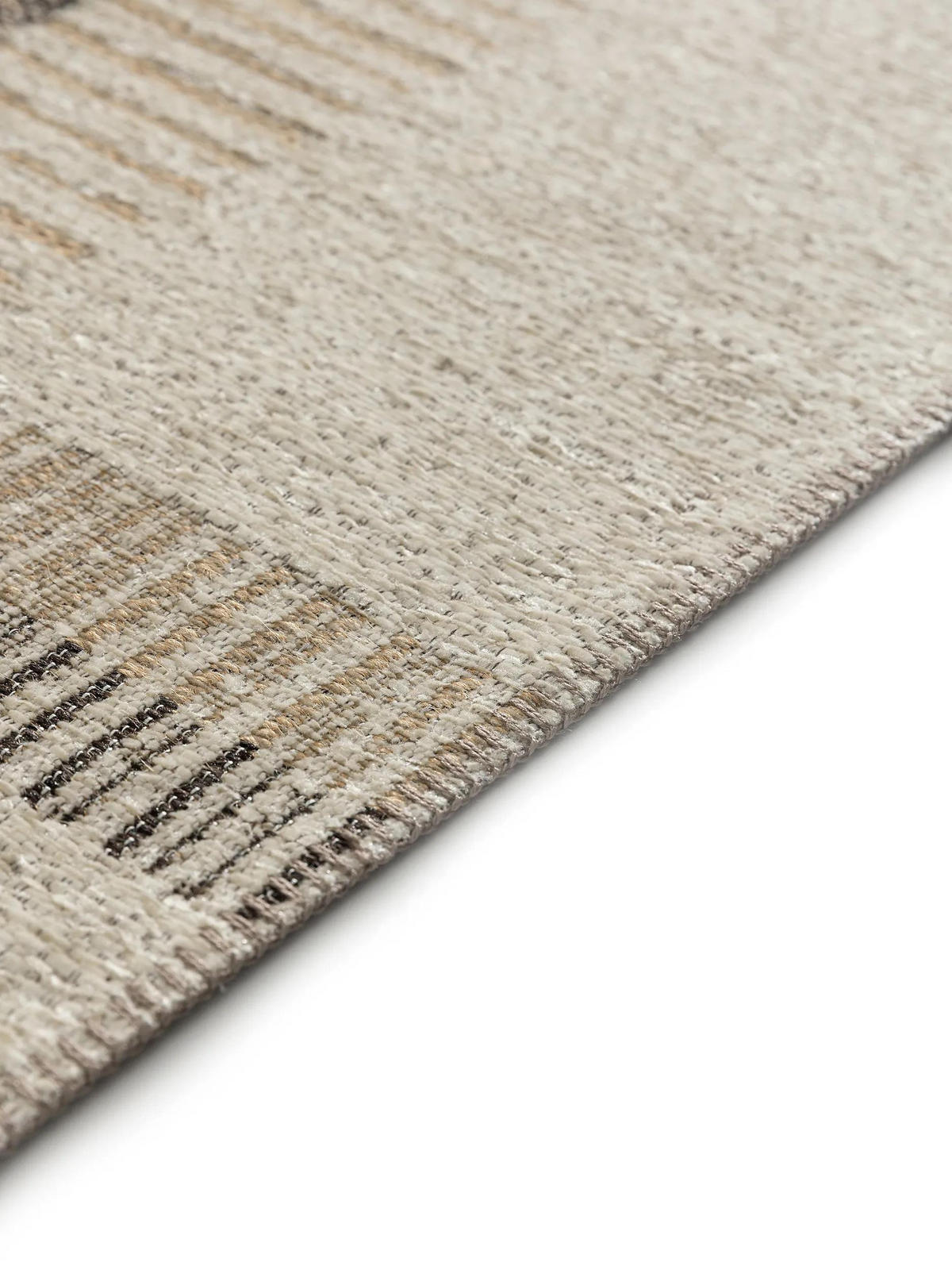 FLACHGEWEBETEPPICH Elena Beige/Braun 120x170 cm - Beige, Textil (120/170cm) - benuta Nest