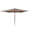 SONNENSCHIRM C57B taupe - Taupe, Holz (300/300cm) - MCW