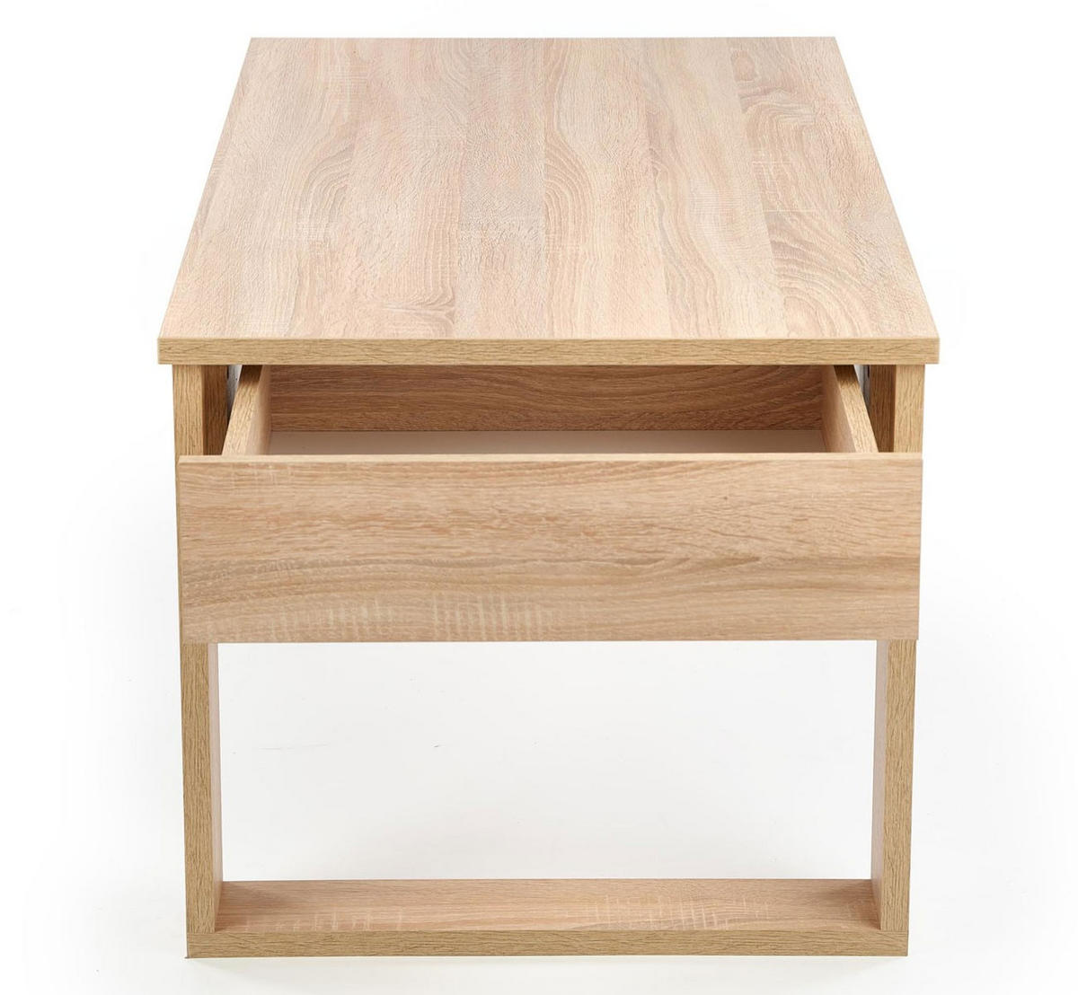 COUCHTISCH Nea Eiche Sonoma 110 / 60 / 52cm - Eichefarben, Holz/Holzwerkstoff (60/110/52cm) - Feldmann-Wohnen