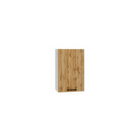 HÄNGESCHRANK W45 P/L ( S1600/95 ) – BONO – Praktisches Stauraum Konzept – Gold / Eiche - Eichefarben, Holzwerkstoff (45/72/30cm) - ROYAL24_MARKT