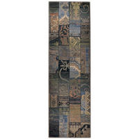 WEBTEPPICH Gabiro 5504 80x300 cm - Blau, Textil (80/300cm) - THEKO