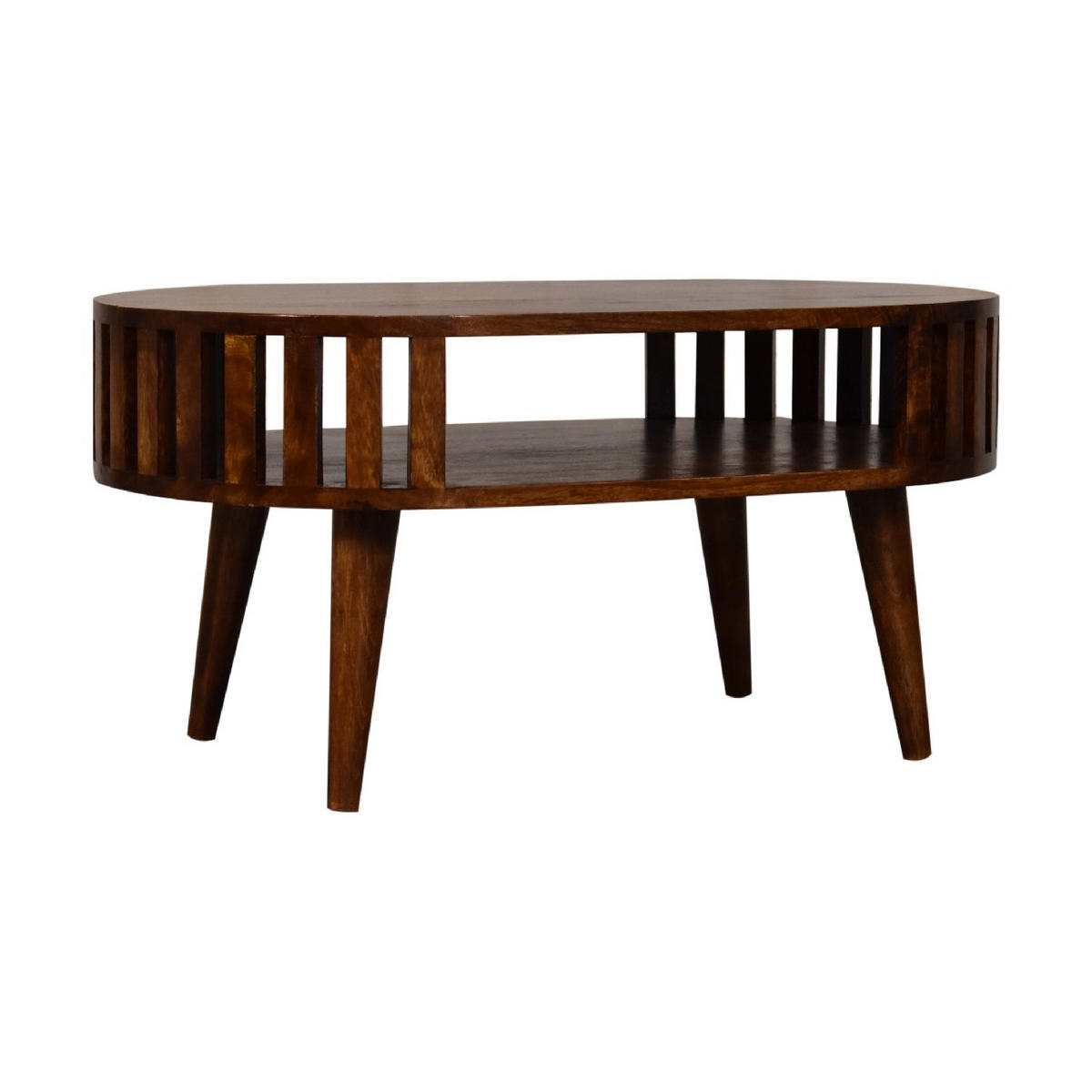 ARIELLA KLUBSKA MIZICA v kostanjevem zaključku - hnedá, drevo (80/50/40cm) - Artisan Furniture