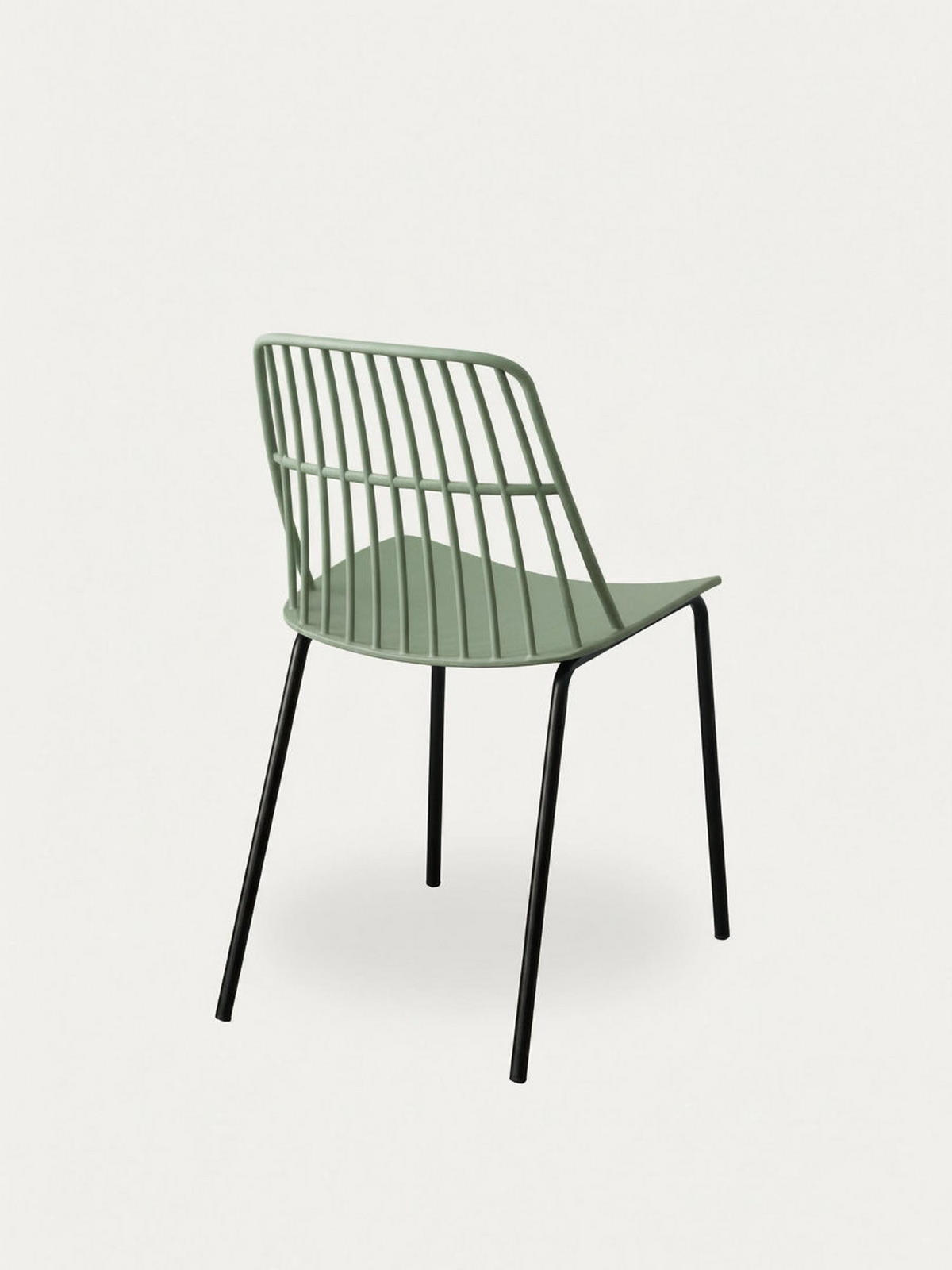 STUHL Taos Grün 45.5 cm x 82 cm - Grün, Kunststoff (45/82/55cm) - Kenay Home