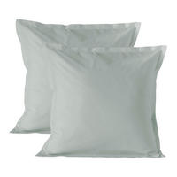 KISSENBEZUG basic 60x60 cm (x2) grau - Grau, Textil (60/60cm) - Happy Friday