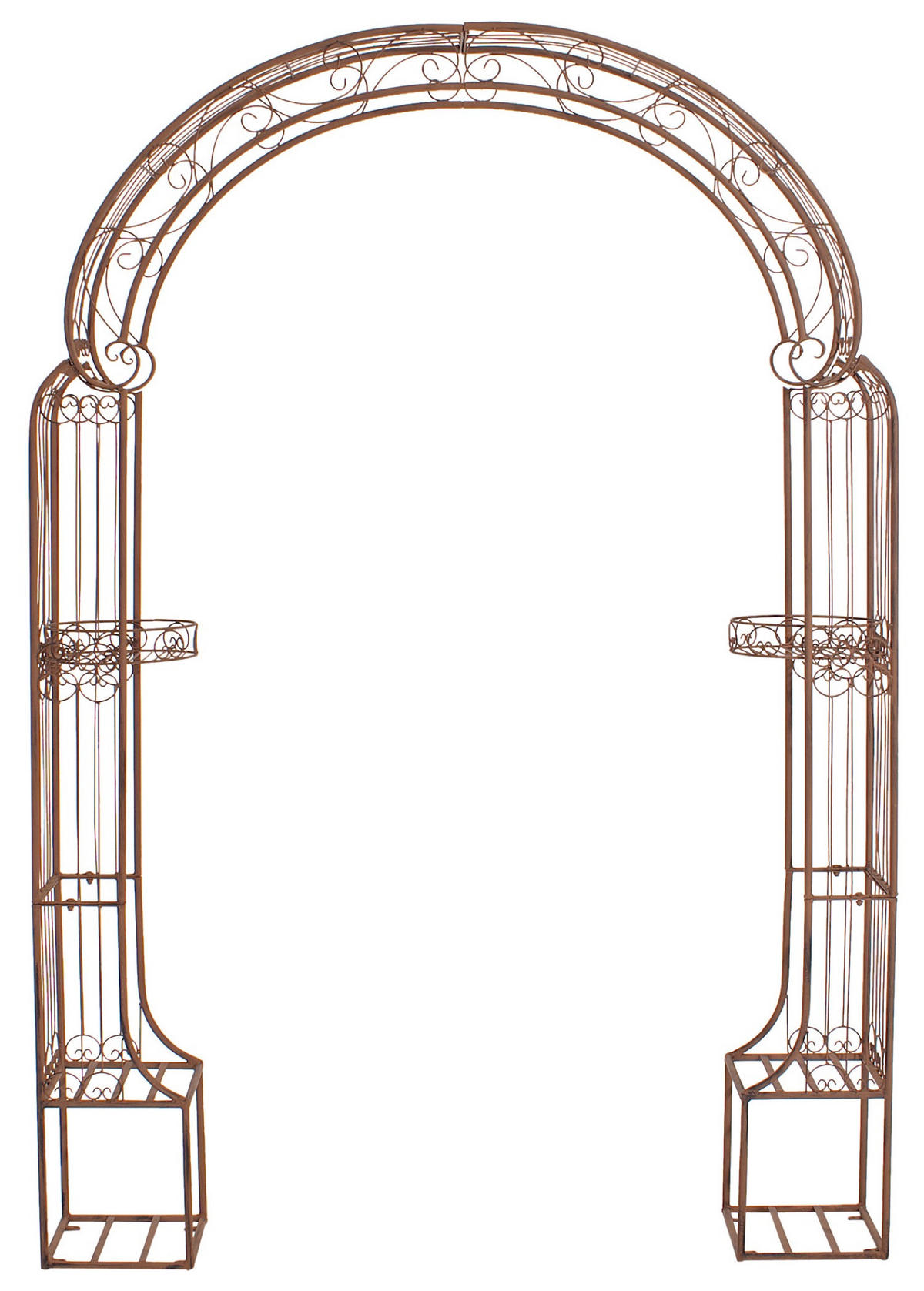 ROSENBOGEN Alesy antik braun - Braun, Metall (163/239.5/34cm) - TPFGarden
