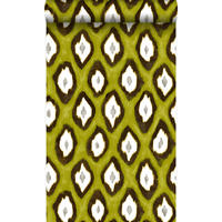 TAPETE Ikat-Motiv 53 cm x 10.05 m - Gelb, Papier (53/1000cm) - Origin Wallcoverings