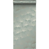 TAPETE Ginkgoblätter 53 cm x 10.05 m - Grün, Papier (53/1000cm) - Origin Wallcoverings