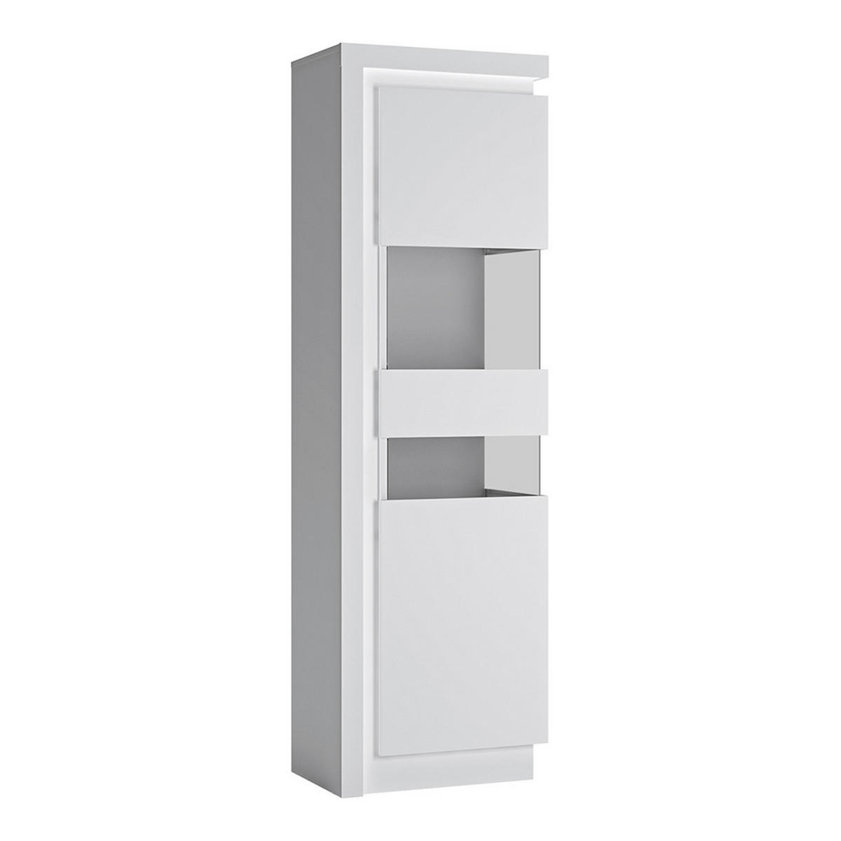 WOHNZIMMER-SET 7-TLG. Lyndhurst-129 - Weiß, Holzwerkstoff (823/199/69cm) - Lomado
