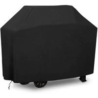GRILLABDECKUNG 145 x 61 x 117 cm Wetterfest Oxford 210D - Schwarz, Kunststoff (61/117/145cm)