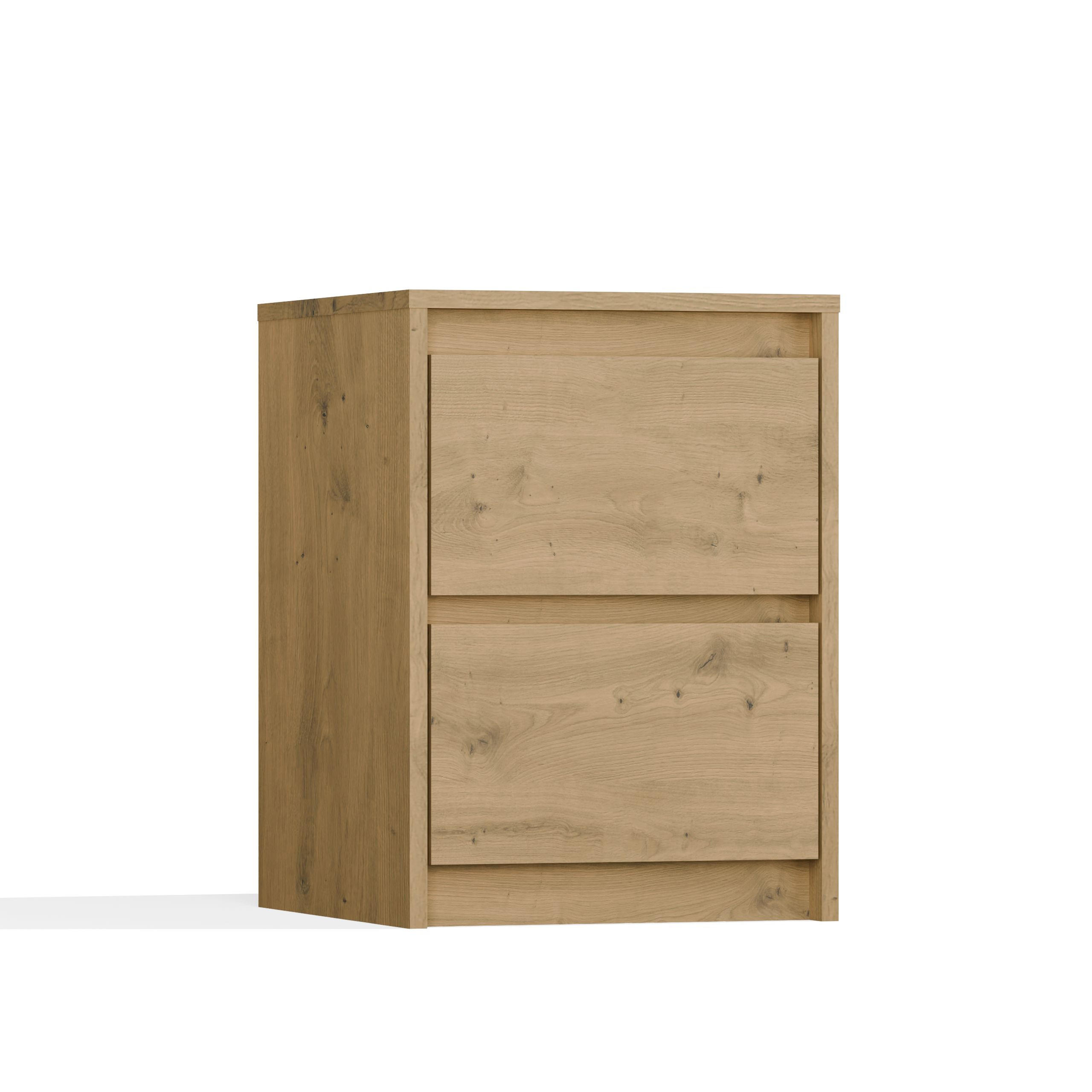 NACHTTISCH KARO K2 - EICHE ARTISAN - Eiche Artisan, Holzwerkstoff (40/55/43cm) - CDF