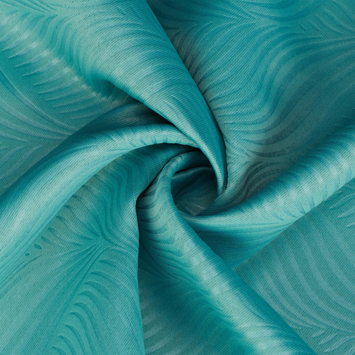 2XZÁVESY - tyrkysová, kov/textil (135/245/0.5cm) - Relaxdays