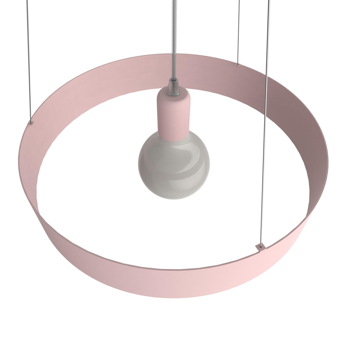 HÄNGELEUCHTE - Pink, Metall (40/40/6cm) - Lumicom