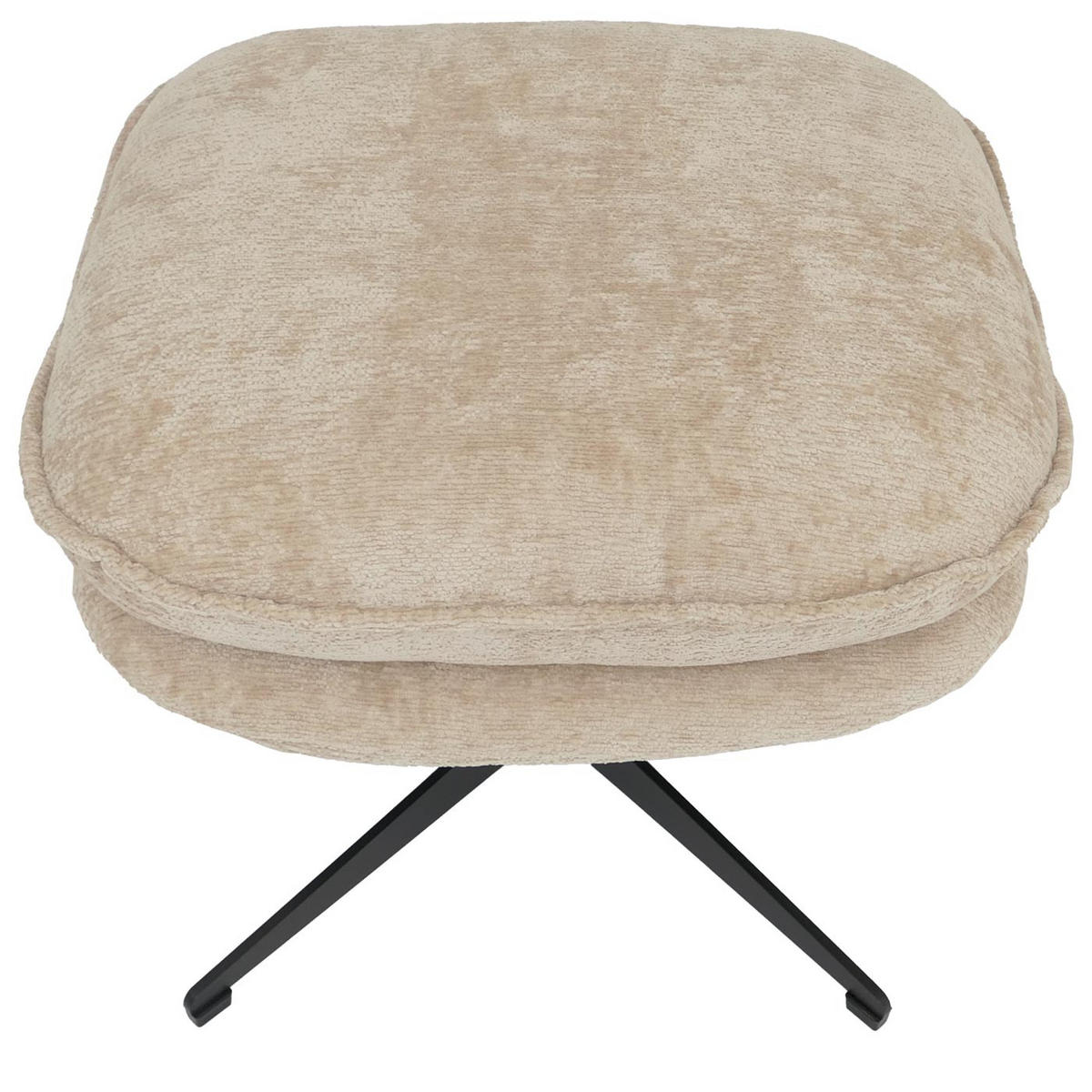 STOLEK S POLSTROVÁNÍM Krémová - krémová, textil (52/46/46cm) - MCW