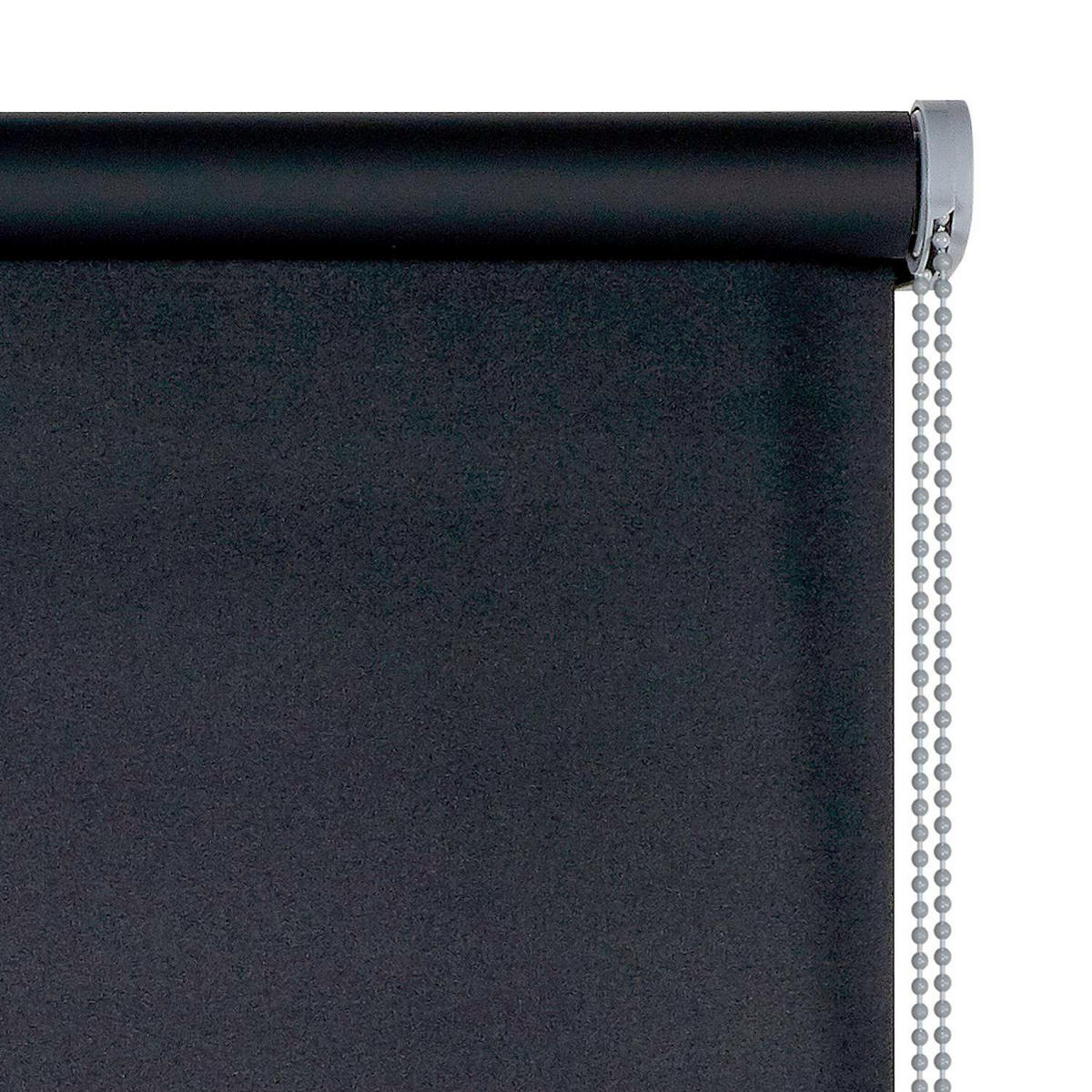 VERDUNKELUNGSROLLO Schwarz 45x180 cm - Schwarz, Kunststoff (45/180cm) - STORESDECO