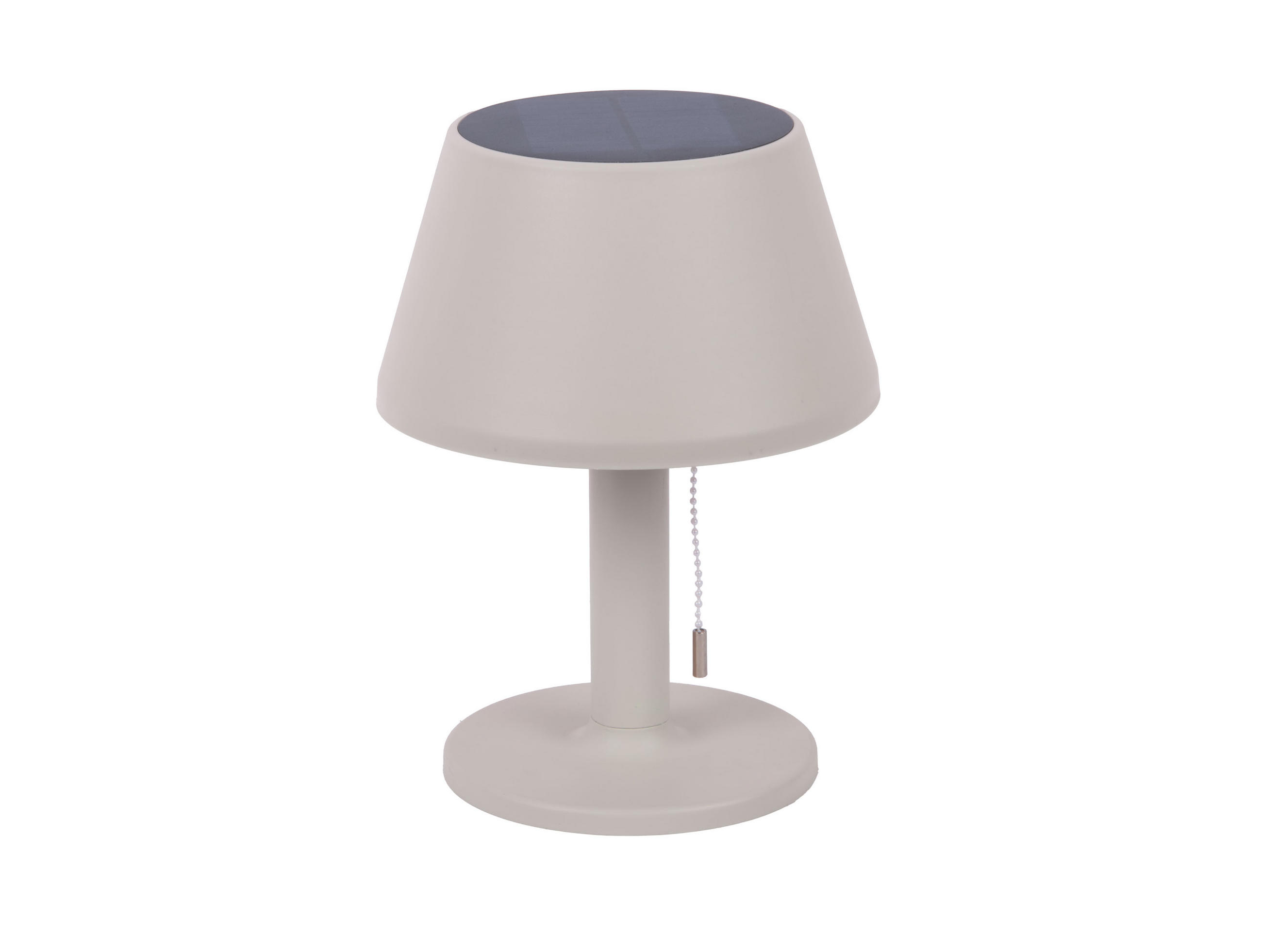 TISCHLAMPE Esfera Solar - Grau - 20/20/26 cm - Grau, Kunststoff (20/20/26cm) - Leitmotiv
