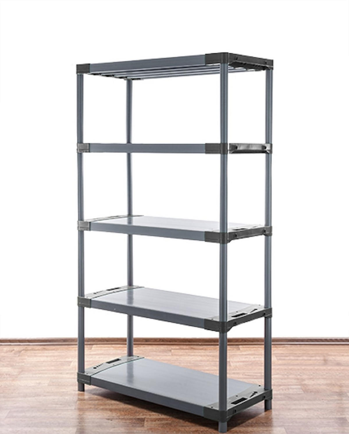 KUNSTSTOFFREGAL GREY BEAR Tall 180x90x46cm Fachlast 120kg Grau - Grau, Kunststoff (90/180/46cm) - PROREGAL
