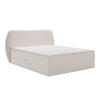 BOXBETT Bogota 160x200 Creme - Creme, Holz/Textil (160/200cm) - Graingold