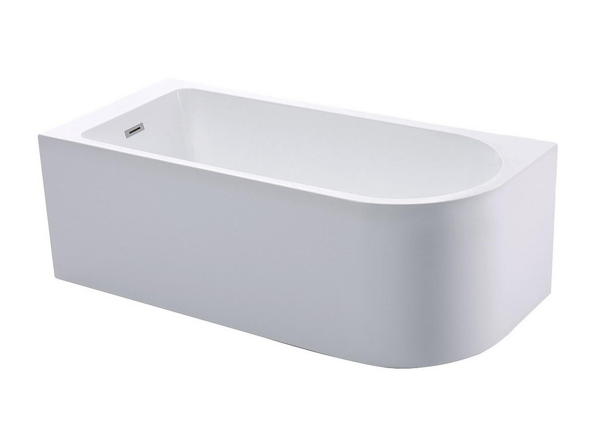 BADEWANNE (Standard) - 1 Person - acryl - weiß Anika - Weiß, Kunststoff (150/58/75cm) - Vente-Unique