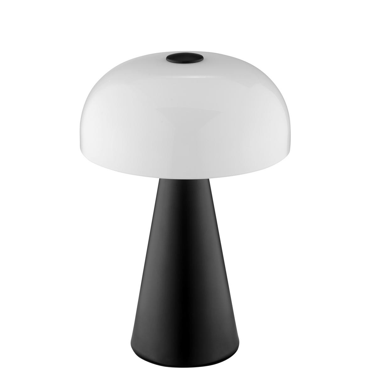 TISCHLEUCHTE Crescent Schwarz 24/24/35,3 cm - Schwarz, Metall (24/24/35.3cm) - Brilliant