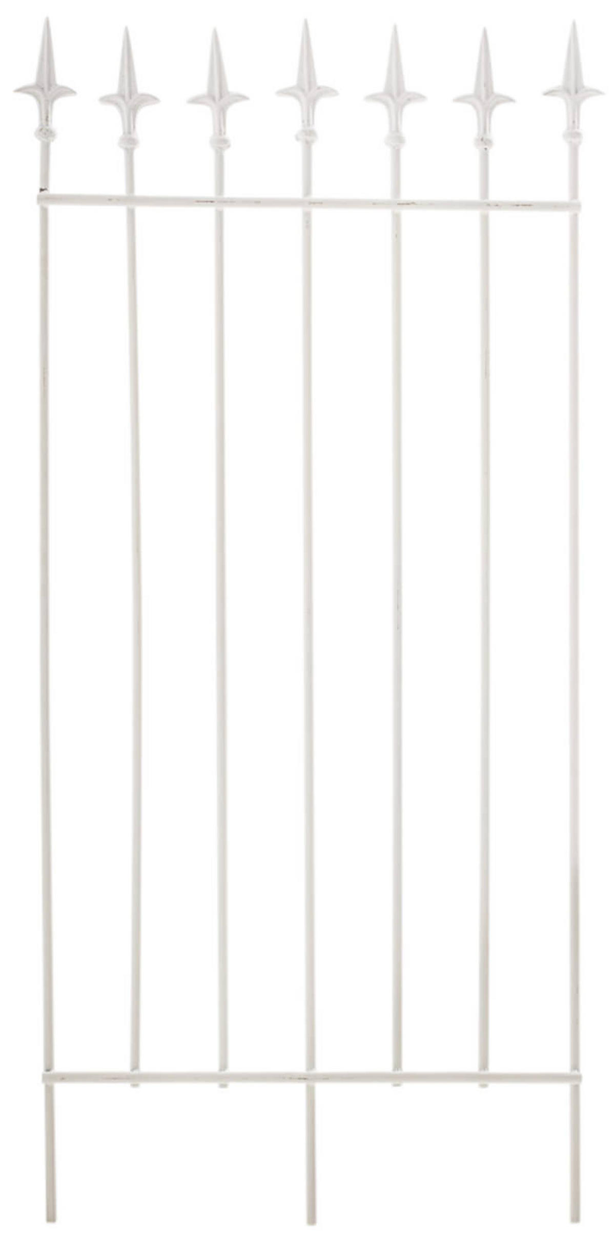 RANKGITTER 2er Set Metall weiß - Weiß, Metall (50/100/0.7cm) - CLP