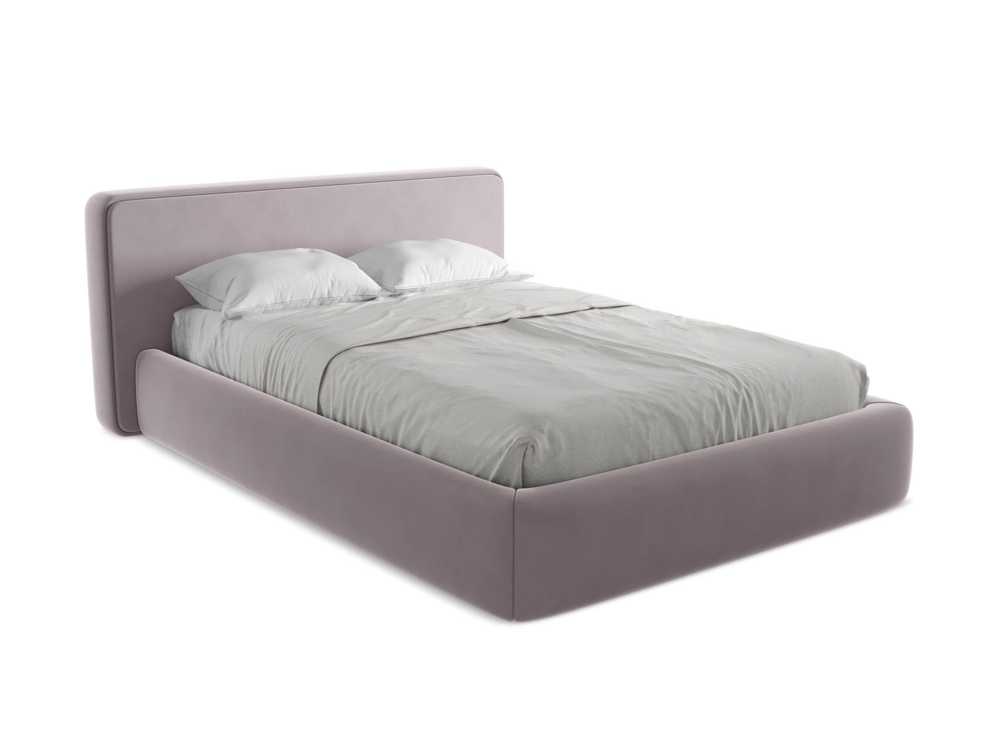POLSTERBETT mit Bettkasten und Lattenrost 180x225 Violett - Lila/Flieder, Kunststoff/Textil (140/200cm) - Makamii