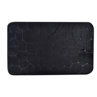 BADTEPPICH Zac Schwarz 80/50/2 cm Textilien - Schwarz, Textil (50/80cm) - Mondex